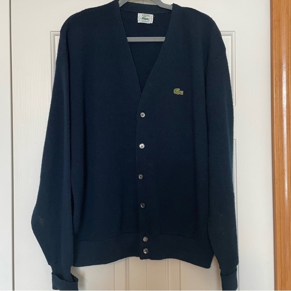 Vintage IZOD Navy Cardigan